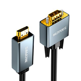 山澤 HDMI轉VGA鋁合金影像轉接線 60Hz高解析度 3M, 1條