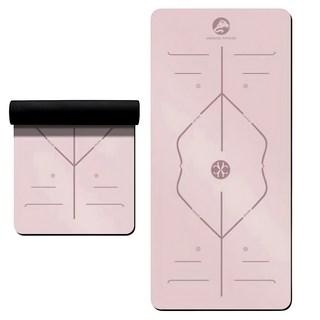 MICHAEL FITNESS 麥克健身 PU瑜珈墊, 桑納粉色, 1個