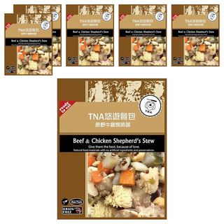 T.N.A. 悠遊 餐包, 原野牛雞燉時蔬, 150g, 6包