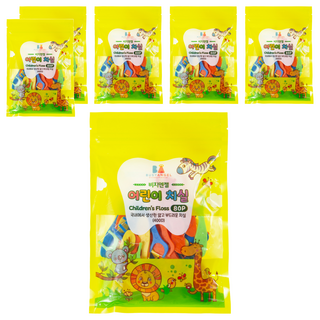 BUSYANGEL 兒童牙線棒, 7cm, 80支, 6包