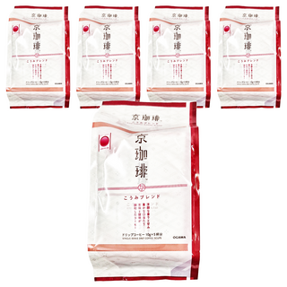 OGAWA 小川珈琲 京都吟味百饌 醇厚京咖啡 濾掛式, 10g, 5包, 5袋