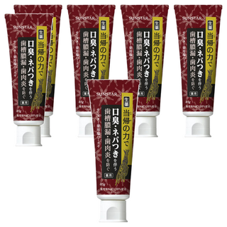 SUNSTAR 三詩達 含鹽牙膏 85g, 6條