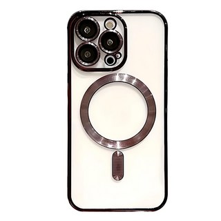 透明髮絲紋magsafe磁吸手機殼