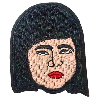 Hi 刺繡貼紙, 小女白眼, 1張