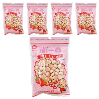 旺揚 乳兒蛋酥 蛋酥餅乾, 草莓風味, 90g, 5包