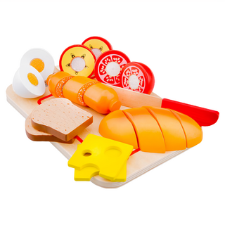 woet New Classic Toys 輕食早餐切切樂組 600g, 多色, 1組