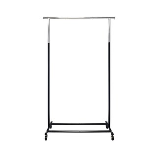 Steel Tycoon 鋼鐵力士 全鐵單桿衣架 99x42x158公分, 黑色