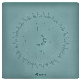 Tumaz 月熊 健身 天然橡膠瑜珈墊 (星空升級款), 蒂芬妮綠, 1個