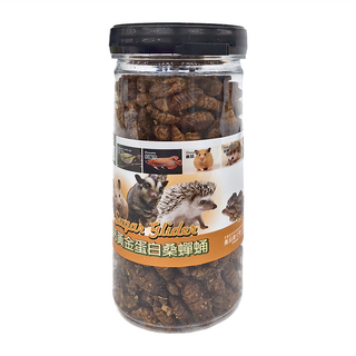 Pet Village 魔法村 營養高鈣黃金蛋白桑蠶蛹 寵物零食, 100g, 1罐