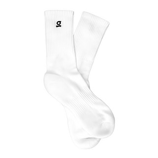 Greaten 極騰 速乾抗菌緩震中筒襪 Coolplus吸排紗 Protimo抗菌纖維, 白色, 1雙