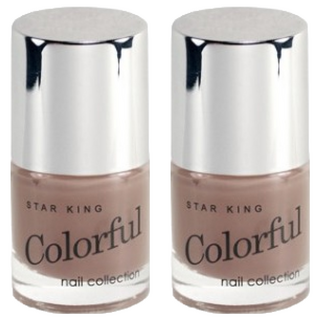 STAR KING 星之冠 多彩指甲油, #018, 10ml, 2瓶