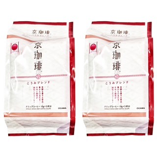 OGAWA 小川珈琲 京都吟味百饌 醇厚京咖啡 濾掛式, 10g, 5包, 2袋