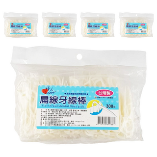 Lover 情人 扁線牙線棒, 300支, 5包