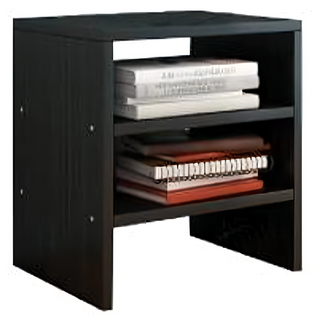 ika 無抽款櫃, 黑胡桃色, 3層