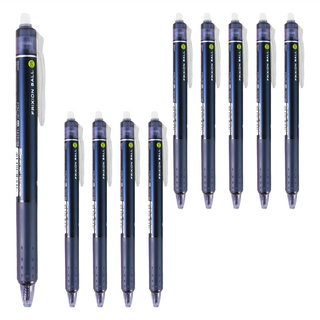 PILOT 百樂 FRIXION 按鍵魔擦筆 LFBK-23EF 0.5 深藍色 10支裝 可擦拭, 10支
