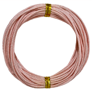 SAME 莎美 粉紅編織線 + 鋼絲 釣線, 粉紅色, 1個