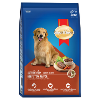 SmartHeart 慧心 成犬配方乾糧, 香嫩牛排風味, 2.6kg, 1袋