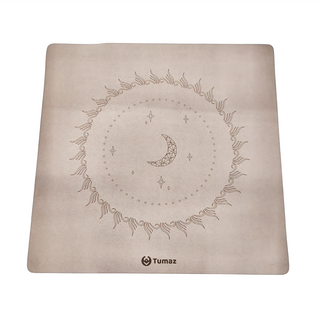 Tumaz 月熊 天然橡膠瑜珈墊 - 摩卡棕 星空升級款, 0.45 x 60 x 60cm, 1個