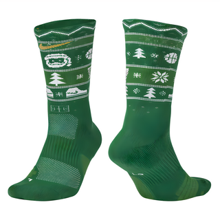 NIKE 耐吉 U NK ELT CREW-XMAS 中筒襪 SX7866312L