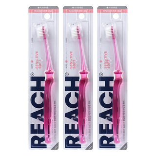 REACH 麗奇 齒科專家14°抗敏感護齦牙刷 顏色隨機, 1入, 3支