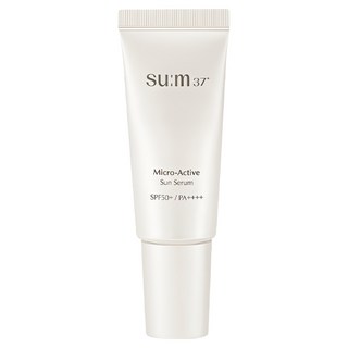 su:m37° 甦秘 台灣公司貨 純淨酵能全護防曬精華乳 SPF50+ PA++++, 30ml, 1條