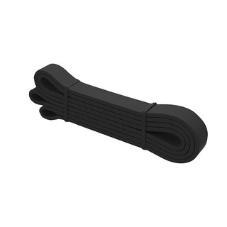 JOEKI 多功能環狀彈力帶 乳膠材質 防滑舒適, 黑色, 1個