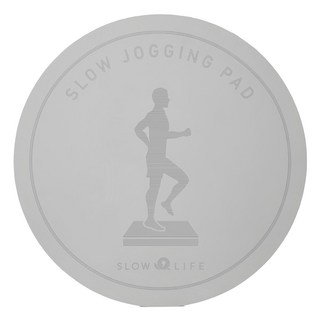 SLOW LIFE 圓形超慢跑墊 厚款 P24713 60 x 60 x 1.9cm 灰色 居家運動必備, 1片