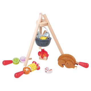 KCFriends C妹野炊組 配件豐富 訓練手部肌肉 配色豐富 26pcs組合式配件, 1組