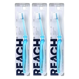 REACH 麗奇 齒科專家14°抗敏感護齦牙刷, 1入, 3支