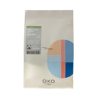 OKO 生態綠 公平單品咖啡豆 巴西 中深烘焙, 咖啡豆(無研磨), 250g, 1包
