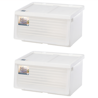 KEYWAY 聯府 Line600 直取式整理箱 LN-600 61L, 白色, 2個