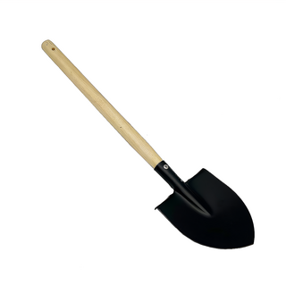 生活King 50公分木柄鏟 握感舒適 鏟面寬大適用多種土壤 輕鬆應對黏土與硬地, 1入
