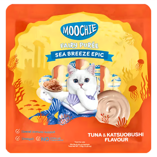 MOOCHIE 姆吉 海鮮饗宴貓肉泥 CT5, 鮪魚柴魚, 375g, 1袋