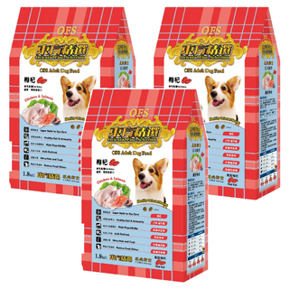 Oriental Fine Selection 東方精選 成犬狗食, 雞鮭枸杞, 1.8kg, 3袋