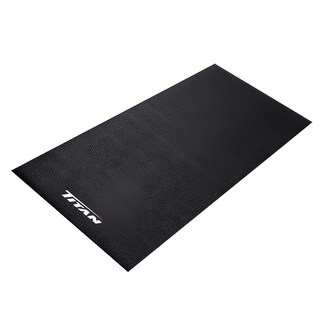 Titan 運動器材專用防刮地墊, 1片, 黑色