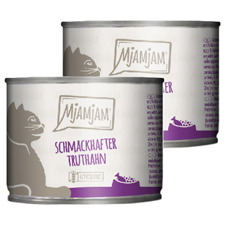 MjAMjAM 魔力喵 鮮肉主食貓罐, 2罐, 200g, 好火雞 + 胡蘿蔔