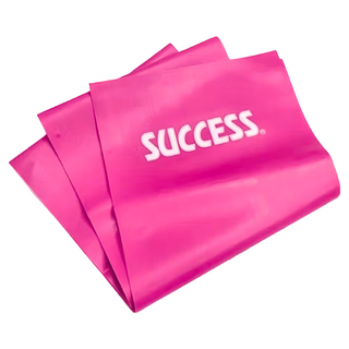 SUCCESS 成功 瑜珈伸展彈力帶 環保材質 無乳膠成分 柔滑觸感, 粉色, 1條