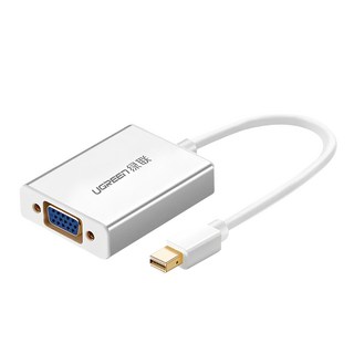 UGREEN 綠聯 Mini DP轉VGA轉換器 3.5音源接口版本, 40282, 1個