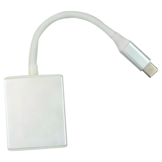 KTnet 廣鐸 Type-C公轉VGA母轉接線, 20cm, 1個, 白色