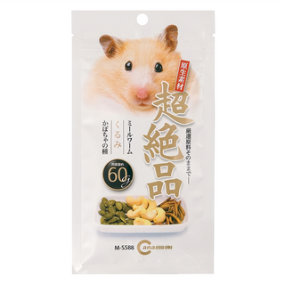 Canary 黃粉蟲堅果能量點心 倉鼠、天竺鼠營養點心 天然零食, 1包, 60g