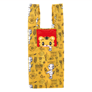 Skater 攜帶式可摺疊環保購物袋 可折疊手提袋, 巧虎, 1個