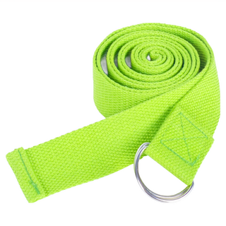 THE ONE UNITED 純棉瑜珈輔助拉力帶 淺綠色 180 x 3.5cm - 瑜珈伸展輔助 提升運動體驗, 1條