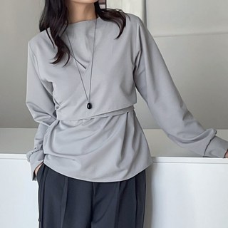 뷔스티에 리본 블라우스 P5CBL025A