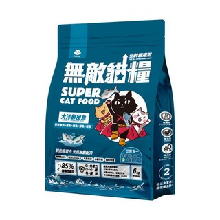 ParkCat 無敵貓糧 大洋鮮極魚 全齡貓適用 高蛋白無穀配方 均衡營養 呵護腸胃 6kg, 1袋