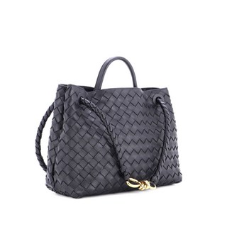 보테가 베네타 중고 안디아모 탑 핸들 인트레치아토 나파 미디엄 사첼 백