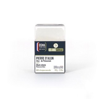 OSMA 法國明礬石 明礬礦物石 明礬塊 鬍後滋養礦物石 天然明礬結晶 鬍後收斂 鬍後保養, 1個, 單個(100g)紀念包裝