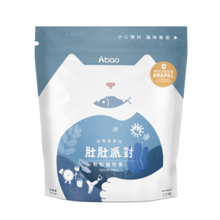 【Abao】肚肚派對貓吃魚-挑食貓配方 獸醫師推薦 三效合一 專利益生菌 全齡貓 貓乾糧, 4kg, 1個, 雞肉+鮭魚