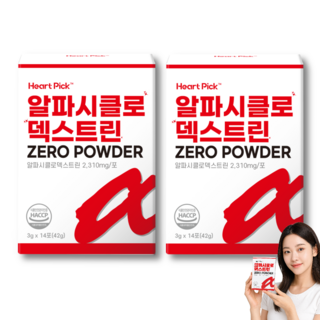 알파cd 분말 식약청인증 haccp 알파시클로덱스트린 올데이원 알파 시디 사이클로덱스트린 난소화성말토덱스트린, 2개, 28회분