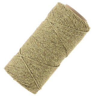 LINHASITA 巴西進口蠟線 1.2mm 金屬色/金/macrame編織/繩編/皮革手縫/手作/天然石/包石專用線, 1個, 原裝, 金屬色
