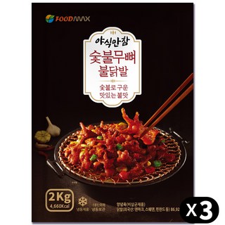 야식만참 숯불무뼈불닭발 2Kg, 3개